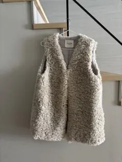 FREAK'S STORE フェイクファー ノースリーブジャケッ。ファーベスト