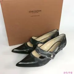 LOUIS VUITTON ルイヴィトン パンプス ヒール 靴 ブラック