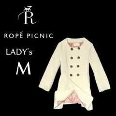 レディースMサイズ◇ROPE PICNIC◇ノーカラーコート