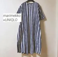 marimekko × UNIQLO ストライプ 半袖ワンピース 2026年最新】UNIQLO by marimekko 柄：ストライプ レディース 半袖