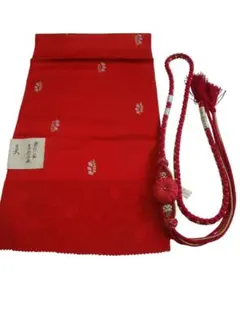 新品 振袖用 丹後ちりめん 帯揚・豪華 飾り付き 帯〆 セット Bｓ1461