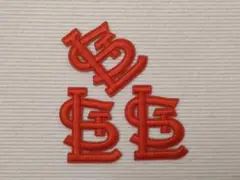 【MLB★WAPPEN】セントルイスカージナルス！ワッペン／タイプＢ＜3枚＞★☆