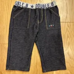 DOUBLE.B ハーフパンツ 100cm ダークブルー