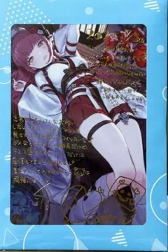 ホロライブ ポストカード サイン マリン 誕生日記念 2025 バッジ アクリル