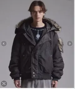 【完売品】【GRANCY】ボリュームレイヤードデザインMA-1 / Sサイズ grancy ボリュームレイヤードデザインma1 sサイズ