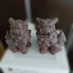 시사 置物 焼き物 縁起物 ペア