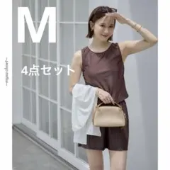【新品未使用タグ付き】mysa closet しまむら　田中里奈　水着4点セットのサムネイル