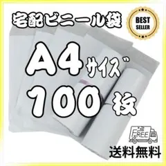 100枚＊A4宅配ビニール袋防水宅配袋郵送袋梱包資材梱包袋宅配発送用ネコポス11