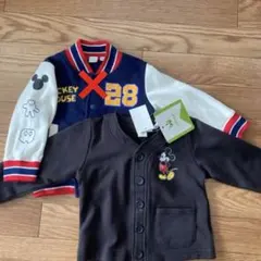 80 ミッキー　カーディガン　スタジャン