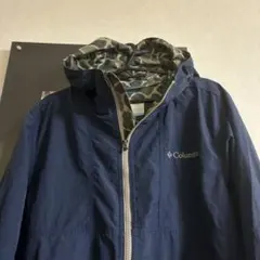 コロンビア　マウンテンパーカー　ナイロンジャケット　ネイビー迷彩