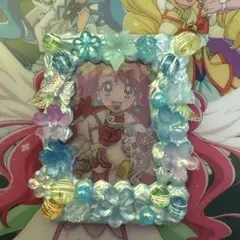 パールホイップデコトレカケース ブルー