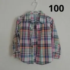 チェックシャツ babyGAP 100cm