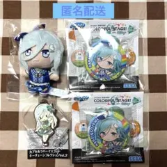 プロセカ 一番くじ 日野森雫 プチぬい 缶バッジ ラバーマスコット セット