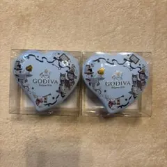 GODIVA 不思議の国のアリス2026年限定ハート型缶2個セットのサムネイル