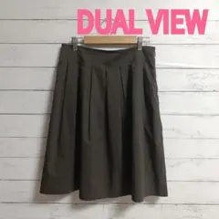 DUAL VIEW　デュアルビュー　スカート　ひざ丈　フレアーのサムネイル