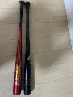ZETT REDSTAR 軟式バット 84cm+木製バット