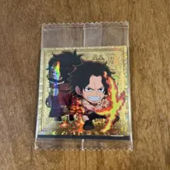 ワンピース大海賊シールウエハース　LOG.12 パラレル エース