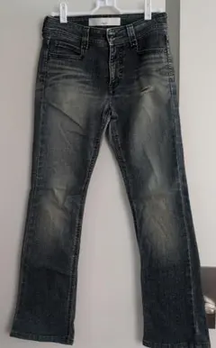 SOMETHING　ダメージ加工 デニム　29×32　レディース