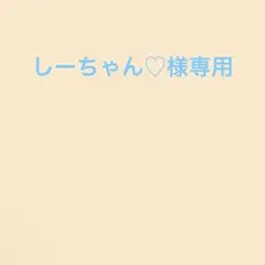 しーちゃん♡様専用