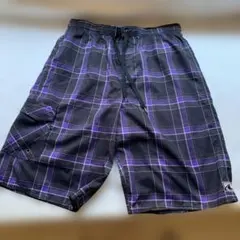 O'NEILL メンズ サーフパンツ チェック柄 パープル