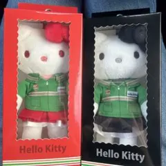 希少☆新品 セブンイレブン キティ コラボ ぬいぐるみ マスコット 2体