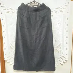 OLIVE des OLIVE リブ編みタイトスカート