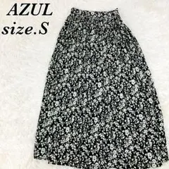 AZUL　アズール　スカート　サイズS　可愛い　大人　ネイビー