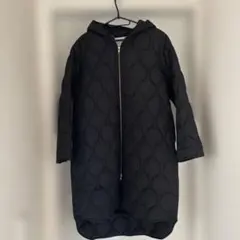 Emma Taylor キルティングフードコート　ブラック　黒