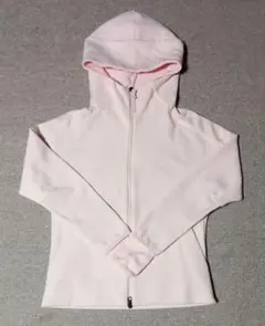 【美品・新品】adidas ピンク フード付きパーカー
