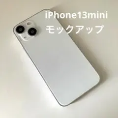 美品　iPhone13 mini ホワイト モックアップ 使用見本 模型