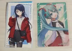 プロジェクトセカイ 星乃一歌 初音ミク スシロー コラボ ステッカー カード