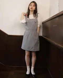 ワンアフターアナザーナイスクラップ　ミニ丈ワンピース