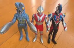 ウルトラマン　ソフビ　3体セット
