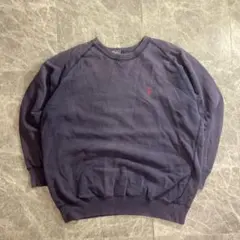 希少90sラルフローレン スウェット 希少なカラー ホワイト ! 90s POLO Ralph Lauren ビンテージ