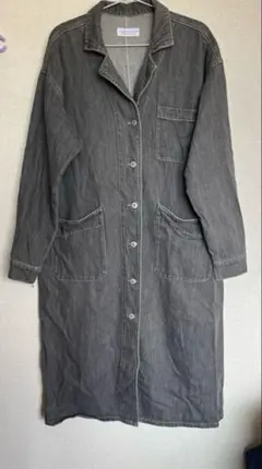 【美品】グレー デニム ロングシャツ　Ciaopanic