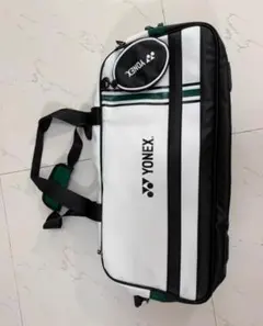 YONEX バドミントンバッグ ホワイト/ブラック/グリーン
