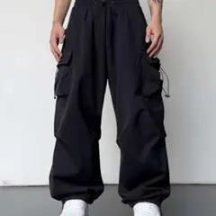 SHEIN カーゴパンツ　XL メンズ　黒