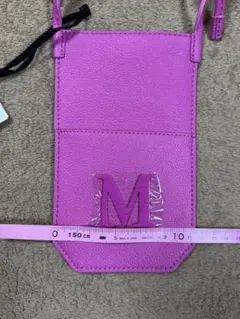 お値下げしました！新品未使用　Mロゴ ピンク スマホショルダーバッグ