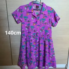 BABYDOLL ミッキーサーフィン柄ワンピース 140cm