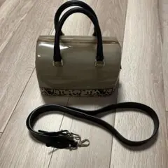 フルラ　キャンディバッグ　ショルダー紐付き　レオパード