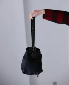 COMOLI コモリ 25AW コットンネル ポーチ BLACK - メルカリ