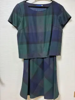 BLUE LABEL CRESTBRIDGE チェック柄ワンピース