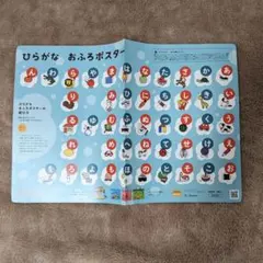 こどもちゃれんじ ぽけっと ひらがな　おふろポスター　かず　おふろポスター