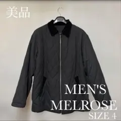 美品 MEN'S MELROSE キルティングジャケット ブラック SIZE 4