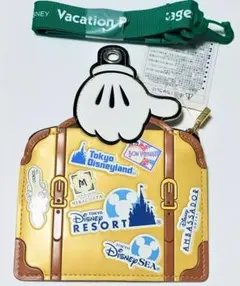 【新品】ディズニー バケーションパッケージ限定 パスケース トランク型