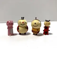 童心 グッドラック てんとうむしのテンテン みつばちのルンルン フィギュア