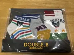 ミキハウス　DOUBLE.B 靴下　3枚セット　新品未使用　11〜13センチ