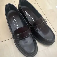 HARUTA ダークブラウン ローファー 23cm