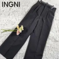 【INGNI】イング レディース ワイドスラックス ウエストゴム M