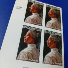 9013 外国切手 アメリカ 2009年 アンナ・ジュリア・クーパー シール式